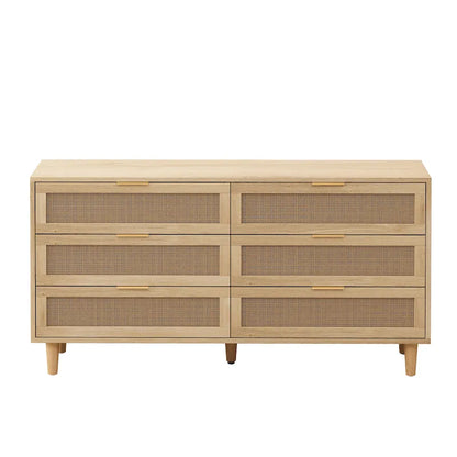 RR 59.066-Drawers Rattan Storage Cabinet