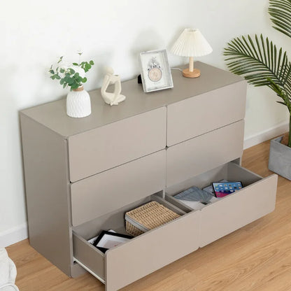 Drawer dresser cabinet,bar cabinet,Buffet server console,table storge cabinets,Flat out the corners of the drawers,six drawers