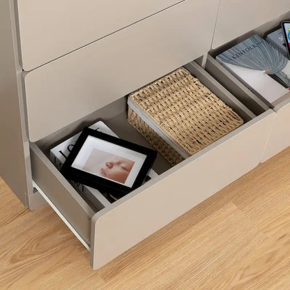 Drawer dresser cabinet,bar cabinet,Buffet server console,table storge cabinets,Flat out the corners of the drawers,six drawers