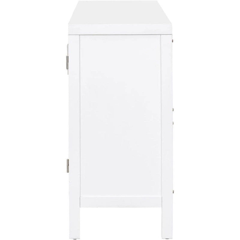 60 Large Storage Space Artificial Rattan Doors Buffet/Sideboard