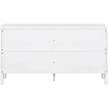 60 Large Storage Space Artificial Rattan Doors Buffet/Sideboard