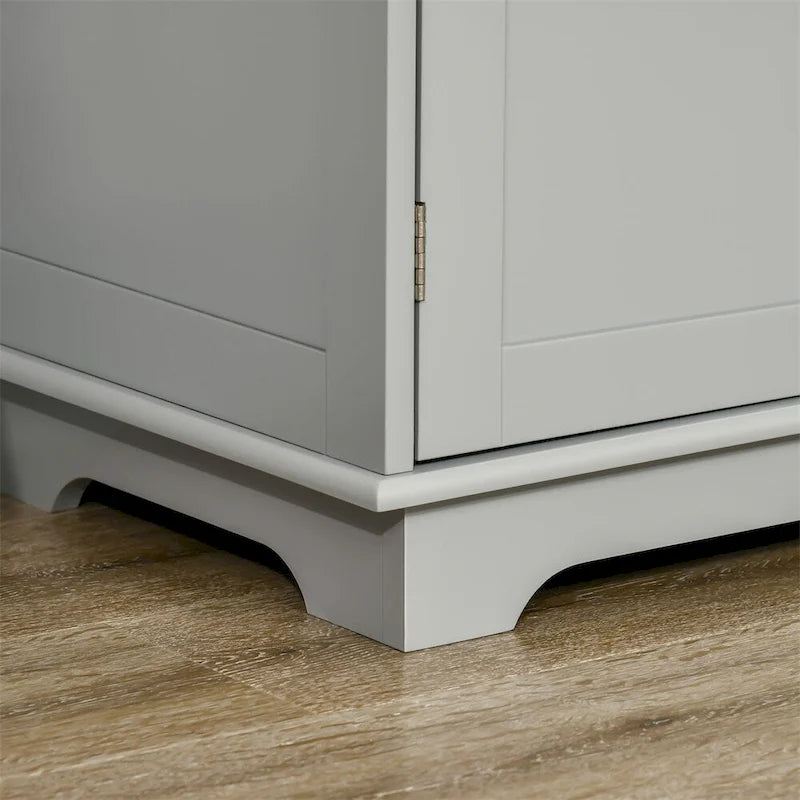 Buffet Cabinet with Drawers and Adjustable Shelves - N/A