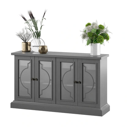 Sideboard with Frosted Glass Doors