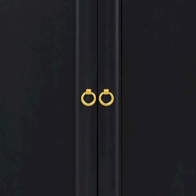 Elegant Stylish Wooden Sideboard, Top with Faux Marble Stickers