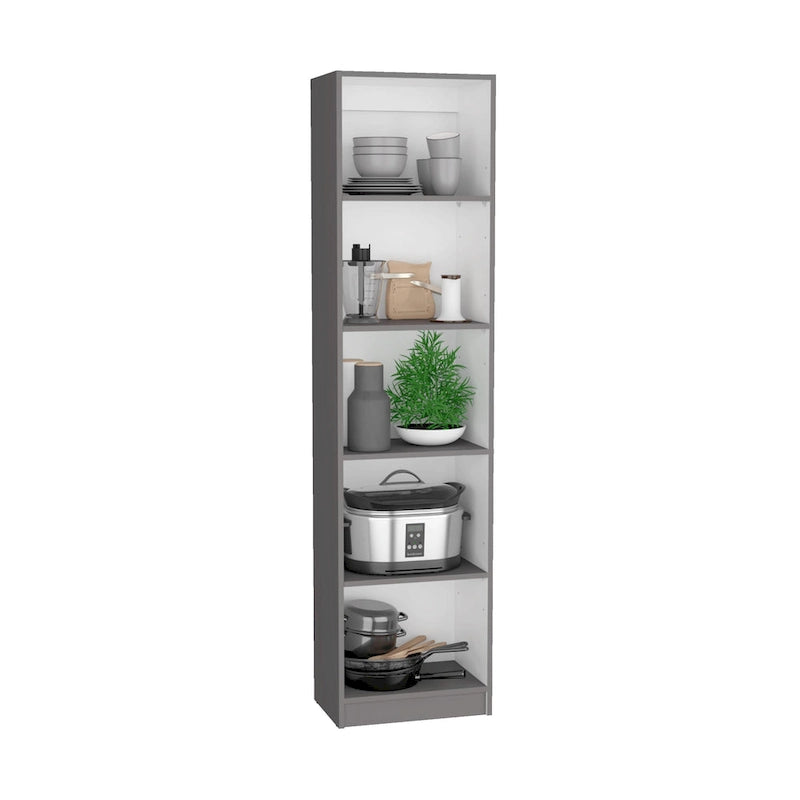 Kenyon 3pc Set 67 Wide 5-Shelf and Cabinet Bookcase