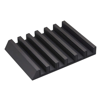 Yamazaki Home Phone and Tablet Stand - Aluminum, Aluminum - L 5.12 x W 3.94 x H 0.71 inches