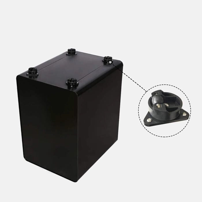 ApexDesk 3-Drawer Metal Mobile File Cabinet with Locking Keys & Casters