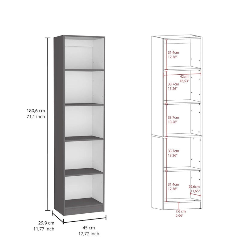 Kenyon 67 Wide 4-Shelf Bookcase Set of 3