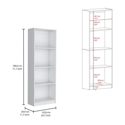 Kenyon 67 Wide 4-Shelf Bookcase Set of 3