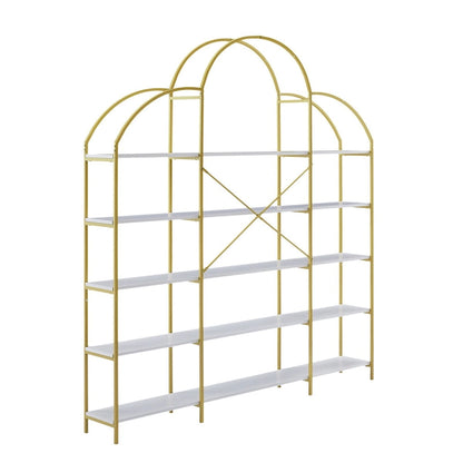 5 Tiers Office Bookcase Bookshelf