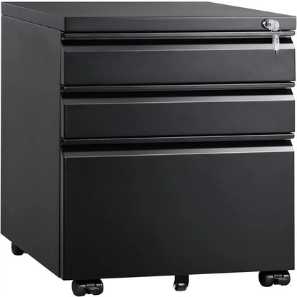 3 Drawer Mobile File Cabinet