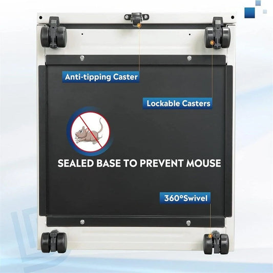 3 Drawer Mobile File Cabinet