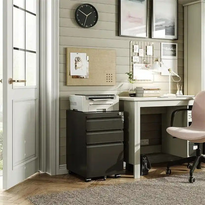 3 Drawer Mobile File Cabinet