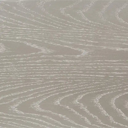 Rosarito Silver Oak and Ivory Upholstered Demilune Bench