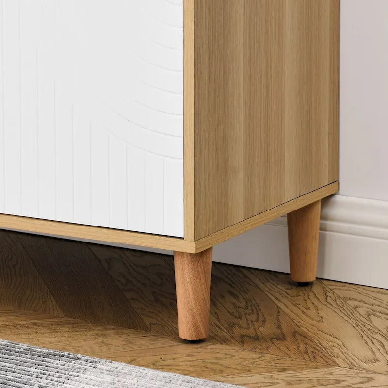 storage cabinet with doors and shelves,MDF feature cabinet with adjustable shelves, freestanding sideboard buffet cabinet