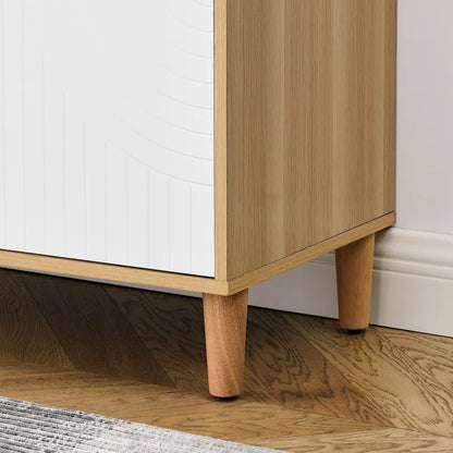 storage cabinet with doors and shelves,MDF feature cabinet with adjustable shelves, freestanding sideboard buffet cabinet