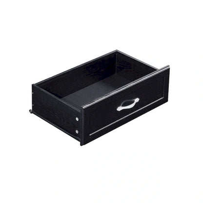 Modern 3 Drawer Bedroom Chest of Drawers with 6 Drawers Dresser, Clothes Organizer -Metal Pulls for Living Room, Bedroom