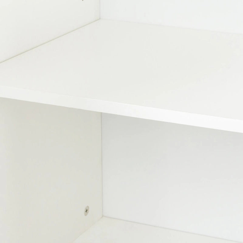 Cabinet with 4 Doors and 4 open shelgves,Freestanding Sideboard Storage Cabinet Entryway Floor Cabinet