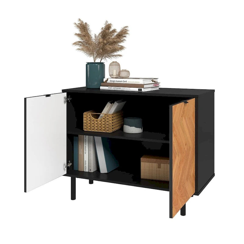 Manhattan Comfort Mid-Century Modern Liam Accent Cabinet