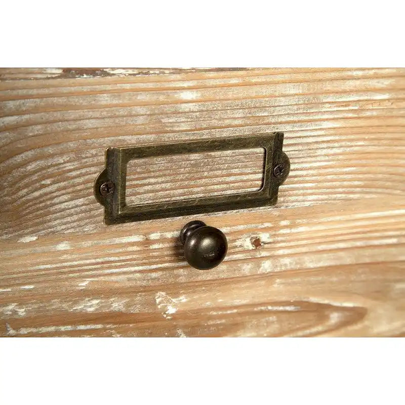 Large Distressed Apothecary Display Chest