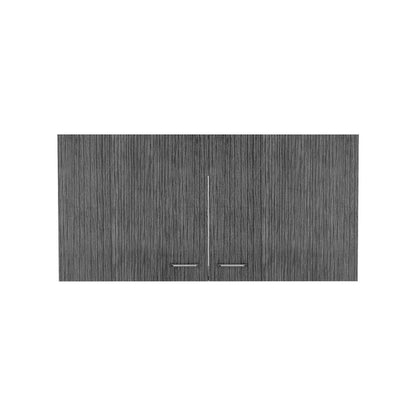 Wall Cabinet Toran, Two Shelves, Double Door, White / Light Gray Finish,High quality and durable