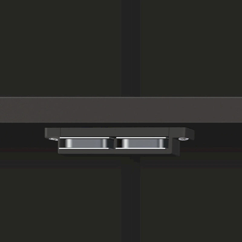 Moasis Rattan 2-Door Buffet Sideboard Cabinet with Adjustable Shelves for Kitchen Hallway