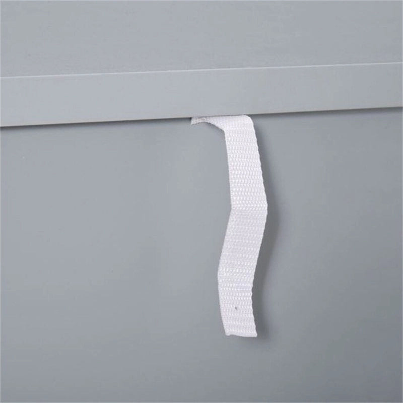 Anti-Toppling Wood Kitchen Storage Cabinet with Doors - N/A