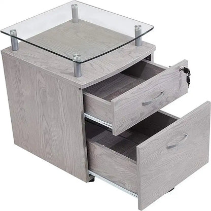 Rolling File Cabinet - 17.5D x 15.75W x 24H