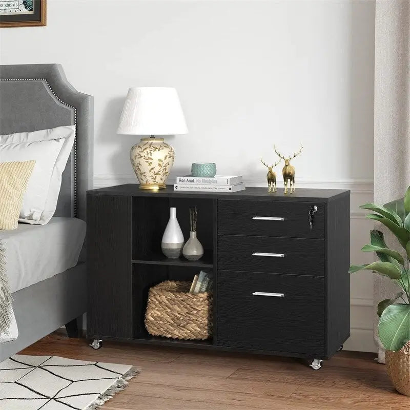 3 Drawer Lateral Filing Cabinet - 15.74D x 39.37W x 25.59H