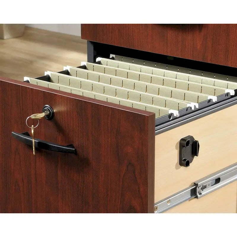 Via 3-Drawer Pedestal Cc/sb