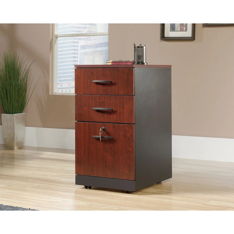 Via 3-Drawer Pedestal Cc/sb