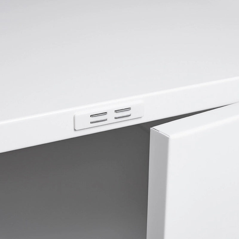 Metal Printer Stand with Storage Mobile Printer Tables for Small Spaces with Door Adjustable Shelf File Cabinet on Wheels