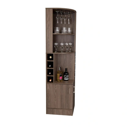 Bar Cabinet for Kitchen, Dining Room,Living Room, Dark Walnut