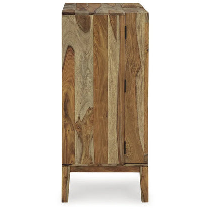 Signature Design by Ashley Dressonni Brown Bar Cabinet - 32 W x 20 D x 45 H