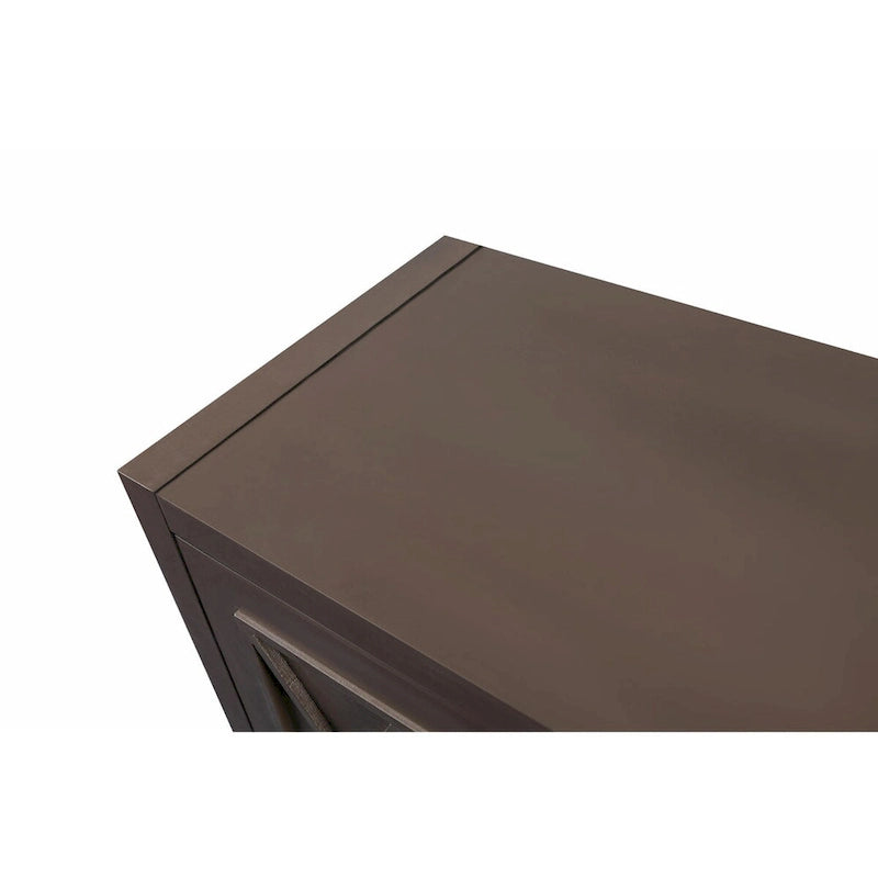 Vintage American Country Wooden Sideboard with Four Doors