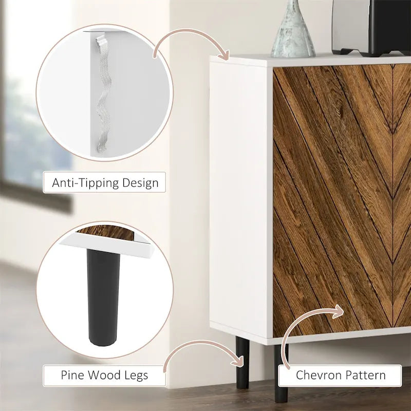 Modern Kitchen Sideboard Buffet Cabinet