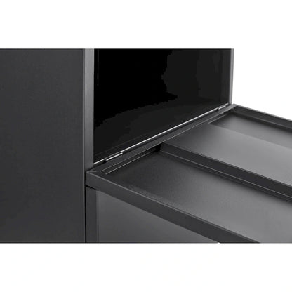 Office furniture Copier Cabinet Black 2 Door Steel Copier Stand Mobile Pedestal File Printer Stand