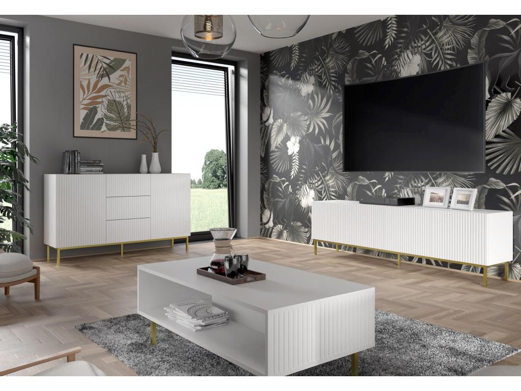 White Sideboard, 150 x 42 x 87 cm