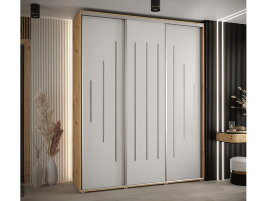 White Wardrobe, 200 x 60 x 235.2 cm