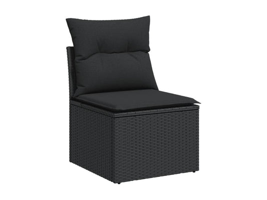 Black Woven Resin Wicker Outdoor Furniture Set - dlz1766461565987