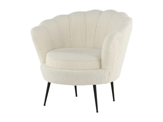 White Accent Chair, 83 x 77 x 76 cm