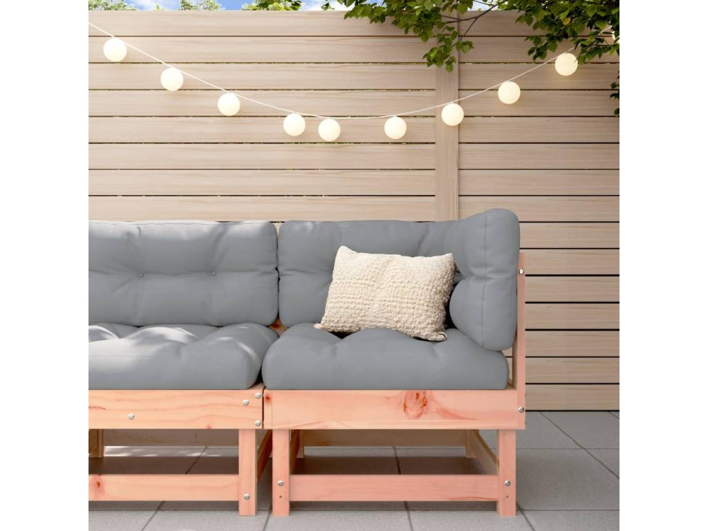 Brown Solid Wood Sofa