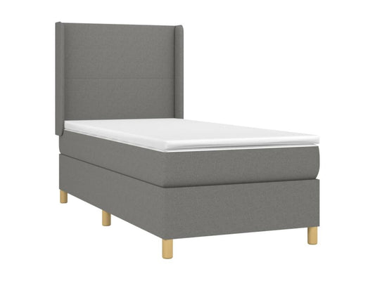 Gray Fabric Mattress, 80 x 200 cm