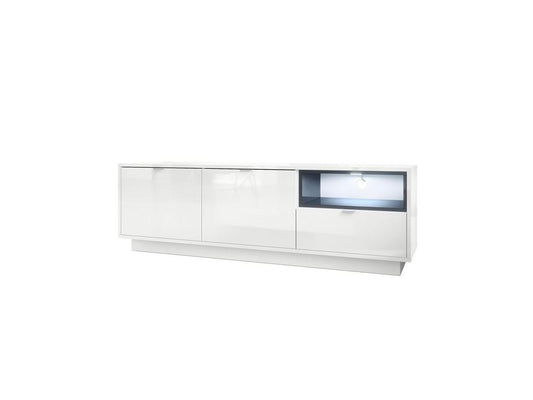 White TV Stand, 153 x 48 x 38 cm