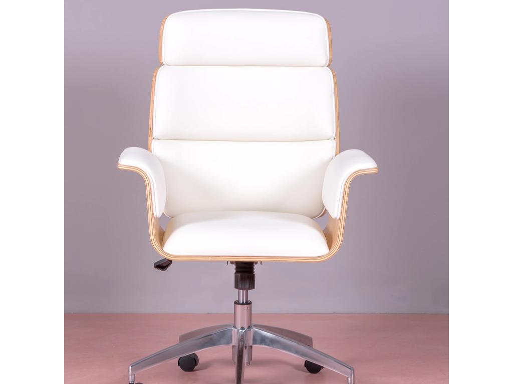 White Leather Chair