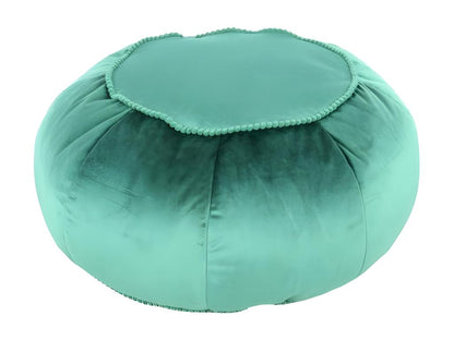 Green Velvet Ottoman
