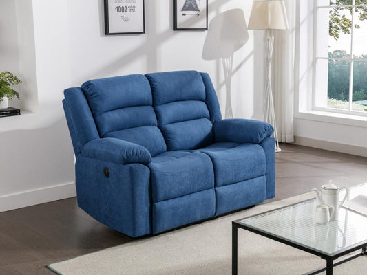 Blue Fabric Sofa - dlz1766461407303