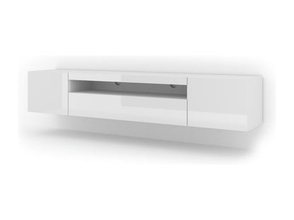 White TV Stand, 200 x 37 x 42 cm