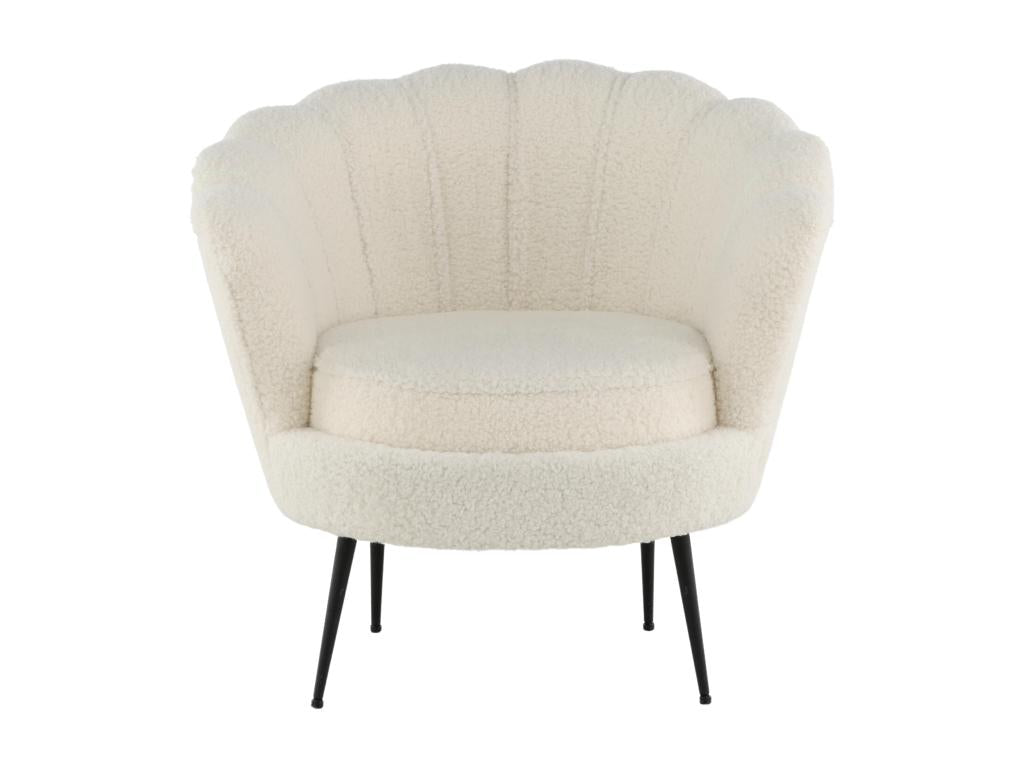 White Accent Chair, 83 x 77 x 76 cm