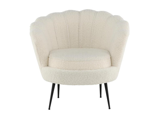 White Accent Chair, 83 x 77 x 76 cm